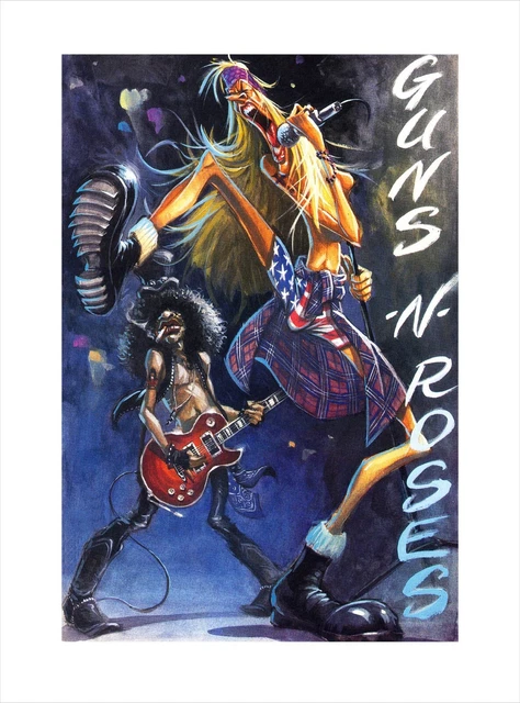 ramone, desmon tasmania, marilin moonroe, guns n roses- Vizcarra Joan    COA