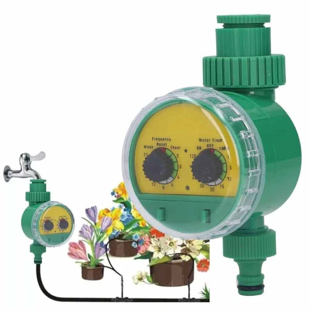 GARDEN AUTOMATIC WATER Irrigation Timer Tap Digital Watering Controller ...