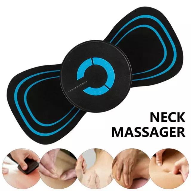 Mini Electric Neck Massager Cervical Back Shiatsu Shoulder Vibrator Pain Relax