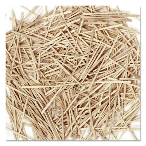 Creativity Street Flat Wood Toothpicks, Natural, 2,500/pack