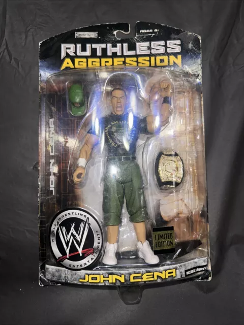 MOC 2007 WWE Ruthless Aggression Limited Edition John Cena Figure Jakks Scarce