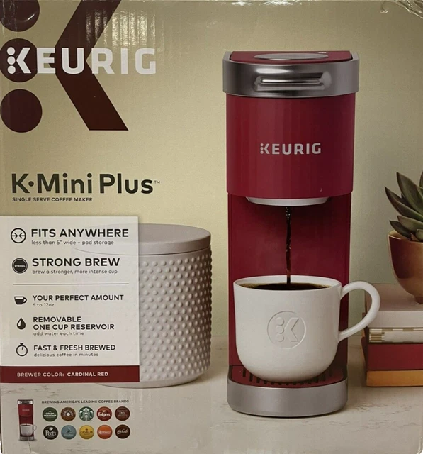KEURIG KMINI PLUS Single Serve KCup Pod Coffee Maker RED 49.99