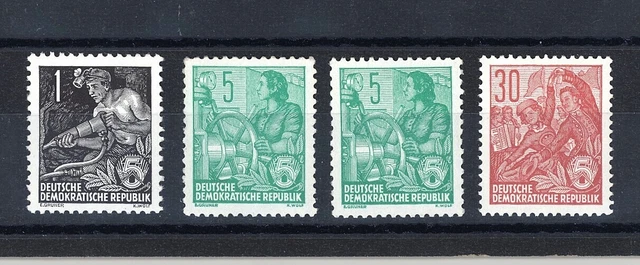 DDR MiNr 405 - 2x406 - 416 Fünfjahrplan (II) postfrisch