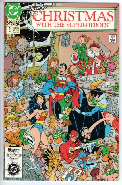 Christmas with The Super-Heroes #2, Near Mint Minus Condition
