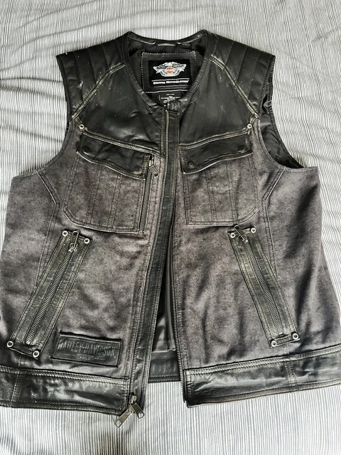 Harley davidson waistcoat deals