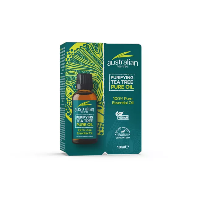 Olio essenziale Australian Tea Tree 10ml antibatterico Optima Naturals