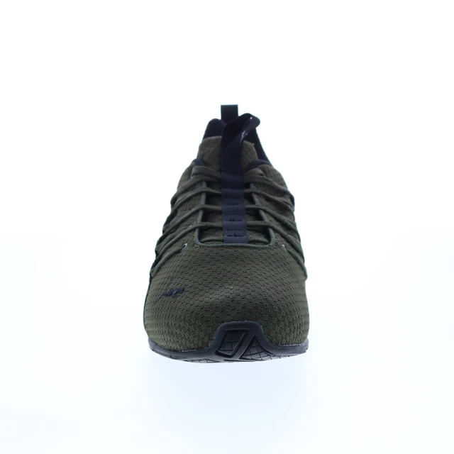 Puma Axelion Winter Trail 37677902 Mens Green Canvas Athletic Hiking Shoes 3