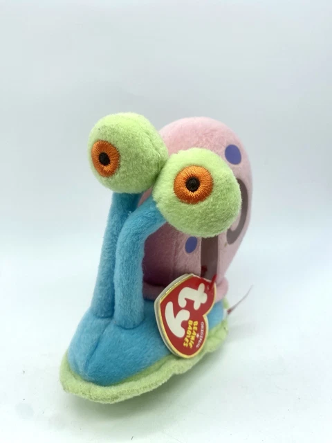 GARY the Snail Spongebob Squarepants Ty Beanie Baby 5” plush NWT TAGS 2013 doll