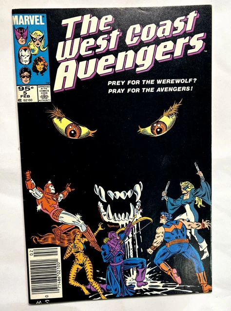 1986 The West Coast Avengers Vol 2 # 5, Marvel, VF/NM, CDN price var Newsstand