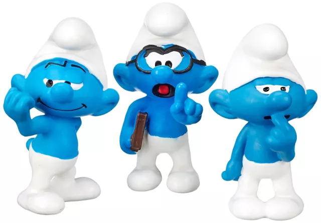 Schleich - Smurf MOVIE SET 1 (2017) Set of 3 Smurfs (20800) *NEW*