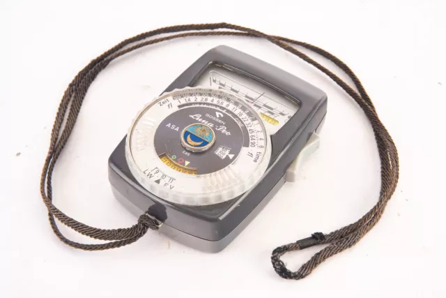 Medidor de exposición a luz ambiental Gossen Luna Pro vintage PROBADO V14