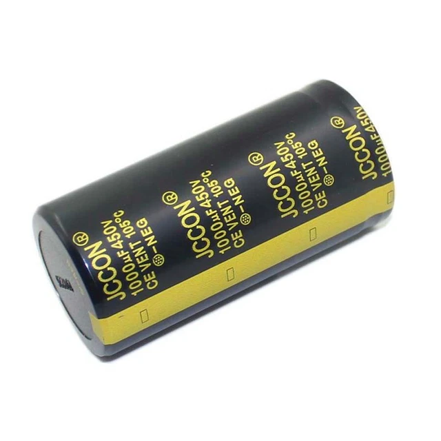 Alimentatore interruttore condensatori radiali elettrolitici a scatto 450 V 1000uF 35x70 mm