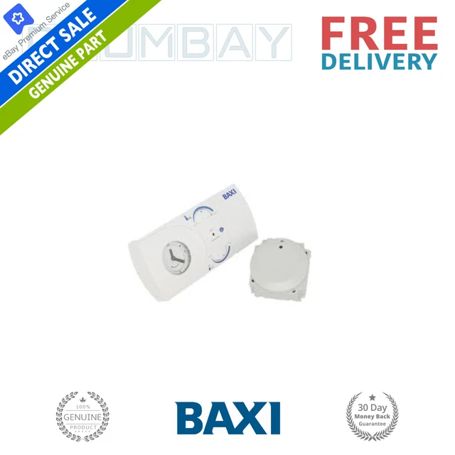 BAXI WIRELESS PROGRAMMABLE Rf Single Channel 24 Hour Room Thermostat  5117391 £119.95 - PicClick UK