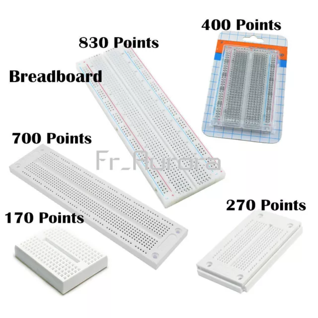 Mini Solderless Breadboard 170 270 400 700 830 Contacts Tie Points PCB Board 2