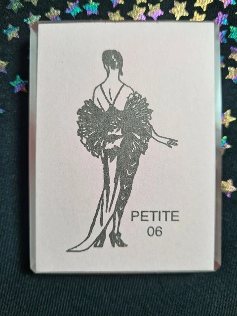 Craft Stamp Block Elegant Lady Dress Wrap 6 x 8 cm Card Making Scrapbooking