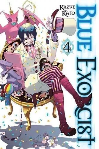 Blue Exorcist Volume 4 by Kazue Kato Book The Cheap Fast Free Post