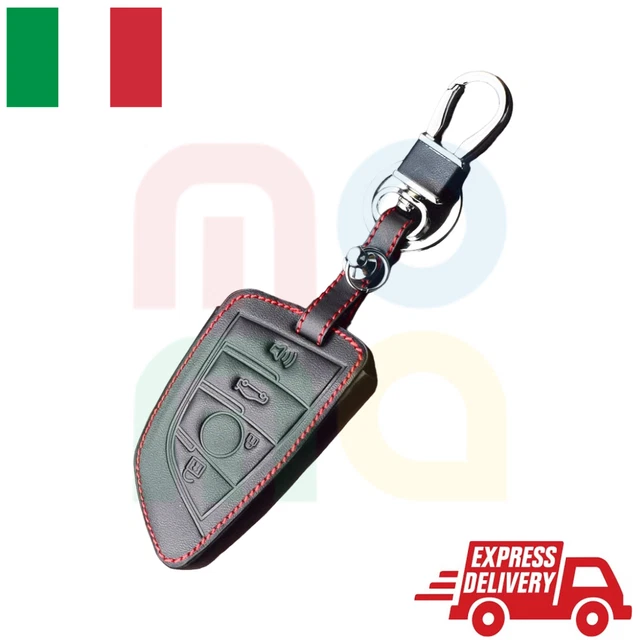 HIBEYO Custodia per Chiave Auto, Adatta per BMW Serie 1 3 5 7 X1