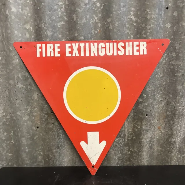 Vintage Fire Extinguisher Australian Tin Sign