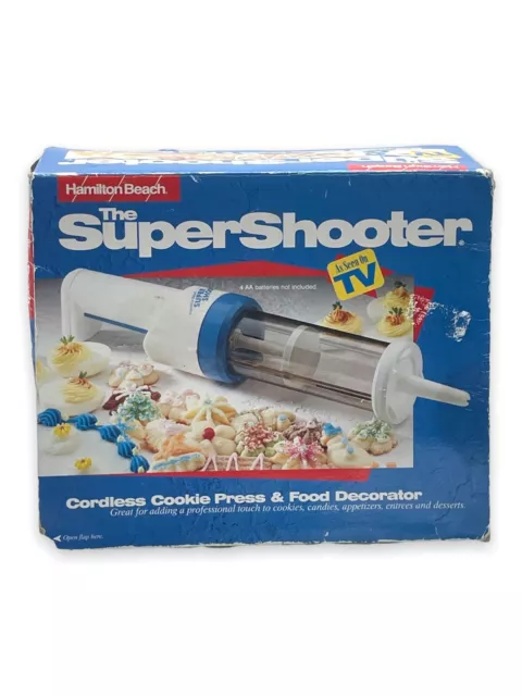 Prensa de galletas inalámbrica vintage Hamilton Beach Super Shooter | PROBADA