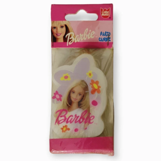 Vela de fiesta Barbie CakeMate 1999 nueva sellada