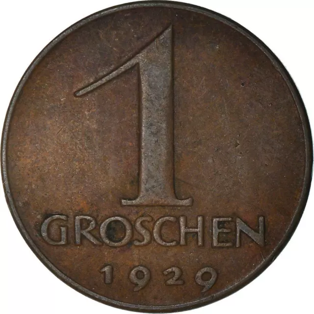 Austria 1 Groschen Coin | Crowned Eagle | 1925 - 1938