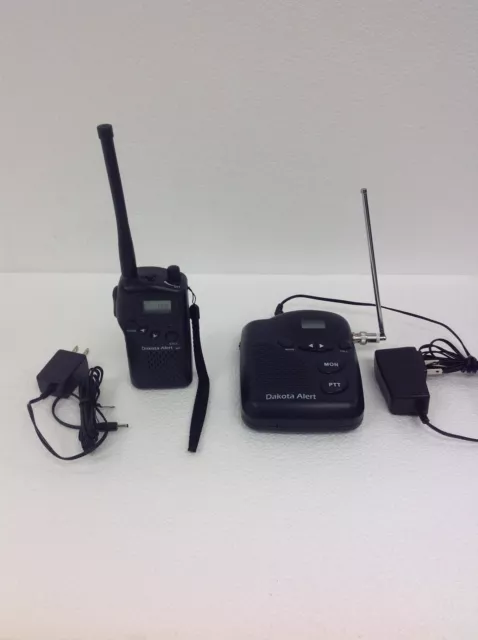 Dakota Alert M538-HT 2 Way MURS Radio w/Battery/Antenna/Radio Base & A/C Adapter