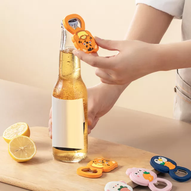 Beverages Opener Adorable Anti-scratch Animal Shape Opener Fridge Magnet