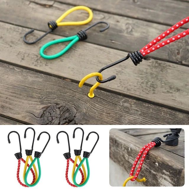 Ceinture de reliure fixe Corde élastique avec crochet Boucle de corde élastique