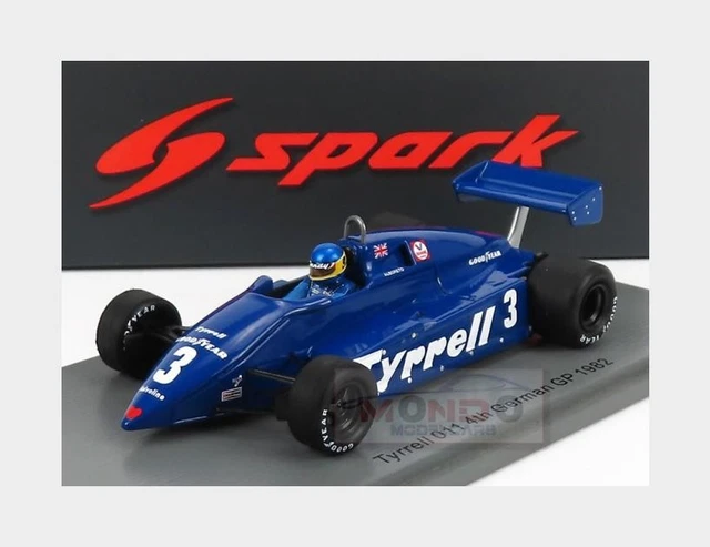 1:43 SPARK TYRRELL F1 008 #3 5Th Germany Gp 1978 D.Pironi Blue White S7237 EUR 79,95 - FR
