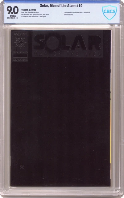 Solar Man of the Atom #10A CBCS 9.0 1992 21-249A44C-010 1st app. Eternal Warrior