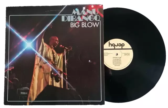 Manu Dibango ( Vinyl LP EX ) Album Big Blow, Original Italy 1978, Jazz, Afrobeat