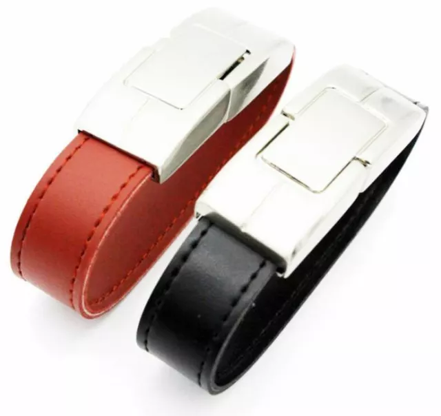 Flash Drive 4GB 8GB 16GB 32GB 64GB Wrist band Leather Bracelet USB Memory Stick