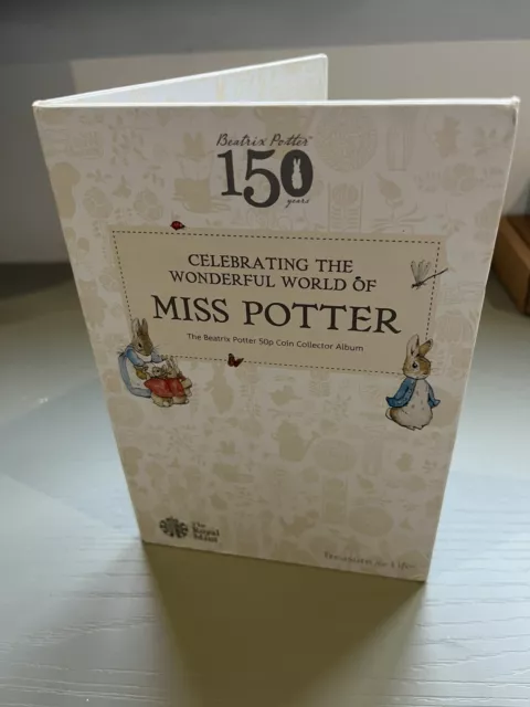 2016 Royal Mint Beatrix Potter 50p Collector Folder  *NO COINS INCLUDED*