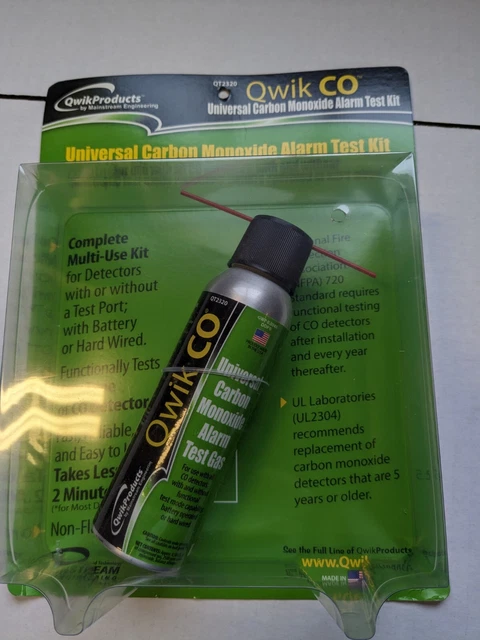 Qt2320 Universal Carbon Monoxide Alarm Test Kit