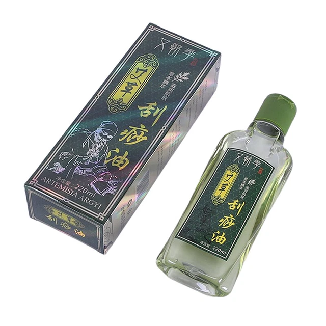 220 ml Aceite Esencial de Ajenjo Argy Herbal Masaje Corporal Chino SPA Raspado Ther TS