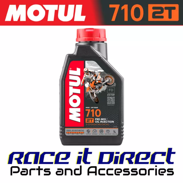 Motul 710 2T Oil for Yamaha YE 50 Zest 1992 2 Stroke Oil 1 Litre