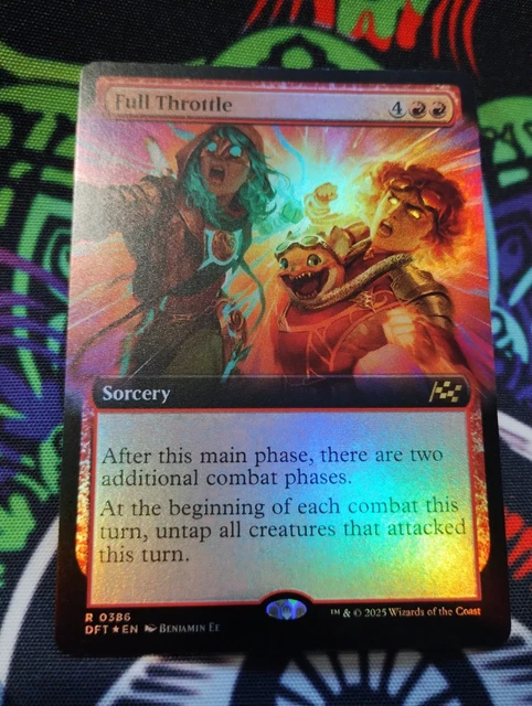 MTG] FULL THROTTLE (Foil) (Extended Art) (0386) (DFT) NM 3.99 - PicClick UK