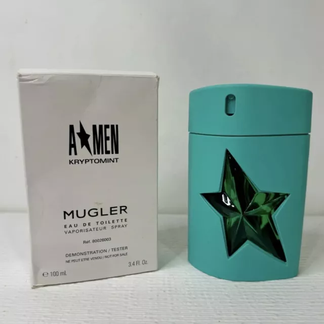 AMEN A*Men KRYPTOMINT by Thierry Mugler 3.4 oz EDT Spray Men Tester