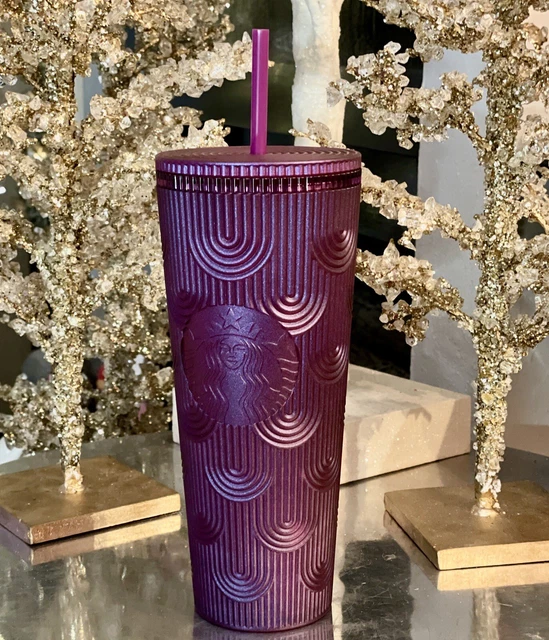 STARBUCKS SPRING 2024 PURPLE Pearl Shell Mermaid Siren Scales Venti