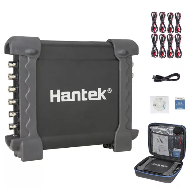 Hantek 1008A USB Oscilloscope 8CH Digial Oscilloscope Portable Handheld 2.4MSa/s