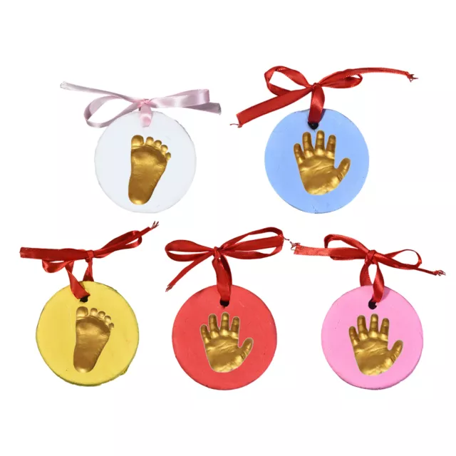 Baby Footprint Kit Handprint Footprint Keepsake Kit Nursery Art DIY Handprint