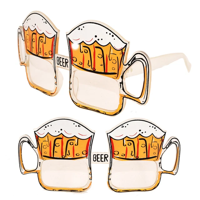1 pc Bière Motif Lunettes Graduation Verres Night Party Favors Lunettes