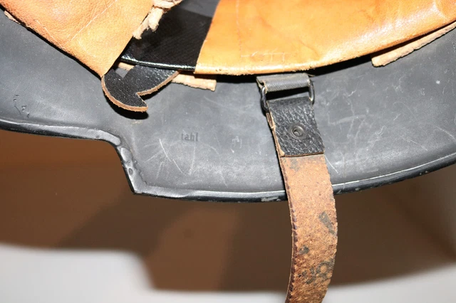 WW2 WK2 M34 Helm Stahlhelm Feuerwehr Feuerlöschpolizei Größe 58 Thale 9