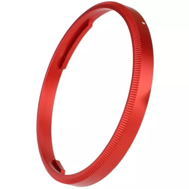 Haoge Metal Decorate Ring Cap for RICOH GR IIIX GRIIIX GR3X Camera Red