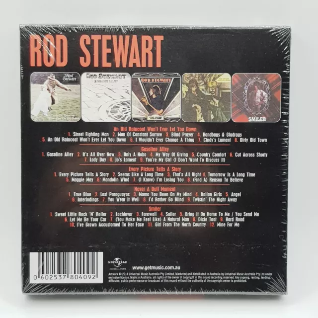 ROD STEWART 5 Album Set CD Box Set Inc NEW 2