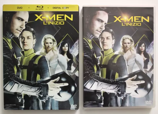 MovieFair X-MEN L'INIZIO (2011),BLU-RAY + DVD,COFANETTO SLIPCASE,JAMES McAVOY