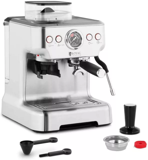 Royal Catering Espresso Machine Portafilter Espresso Maker 2.5 L Water Tank