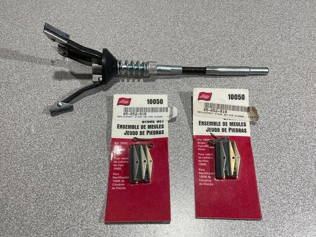 LISLE Brake Cylinder Hone w/ Replacement Stone Sets Machinist Tool