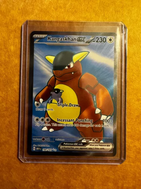 Kangaskhan ex - 190/165 Full Art Ultra Rare - Pokemon 151 Set – JAB Games13