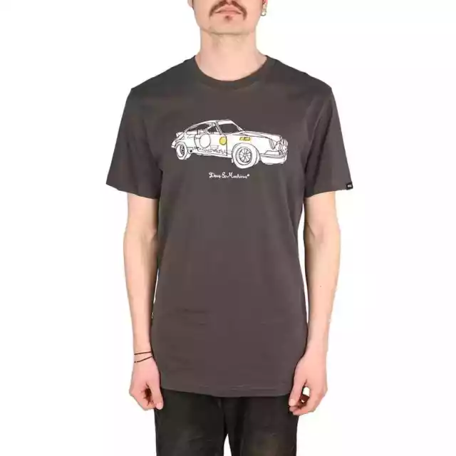 Deus Ex Machina Rally S/S T-Shirt - Anthracite